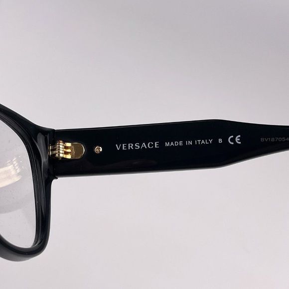 Versace VE3281BA  GB1 Eyeglasses Black Cat Eye Women - Picture 6 of 8